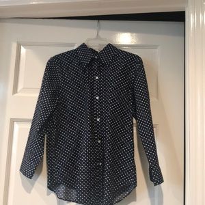 Ralph Lauren Petite 3/4 Sleeve Blouse NWOT